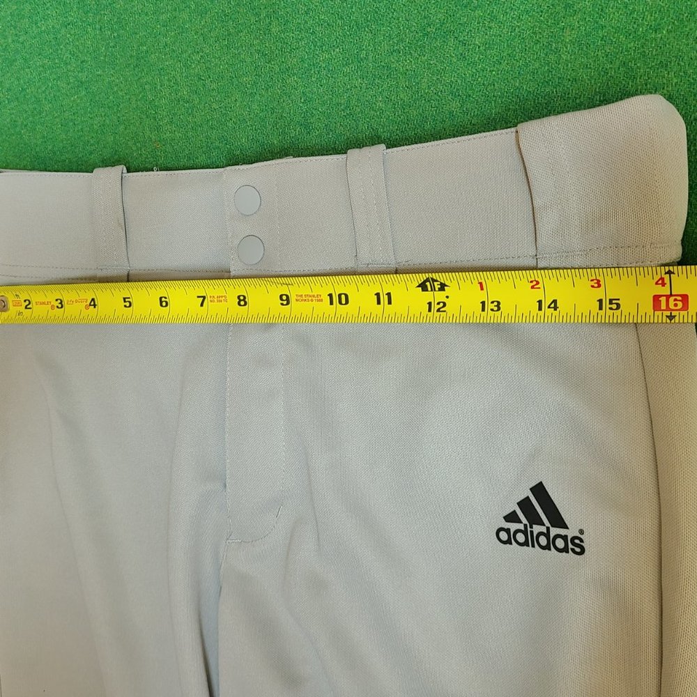 Adidas Men's Softball Pants Light Gray Size S - Picture 6 of 6